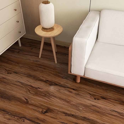 5mm Waterproof Loose Lay Vinyl Flooring Wood Grain Sound Absorption